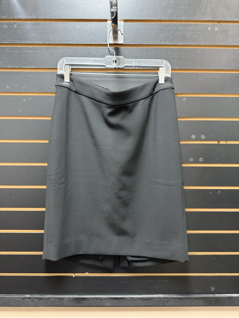 HATCH x J.Crew Black Stretch Pencil Skirt Side Zip Lined NWT Size 1 S/M